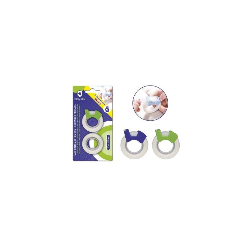 CINTA ADHESIVA 20 M X 12 MM y CORTADOR