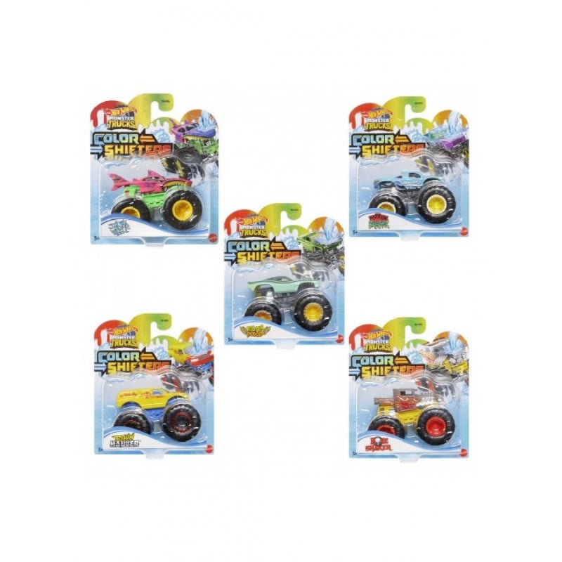 HW MONSTER TRUCKS COLOR SHIFTERS