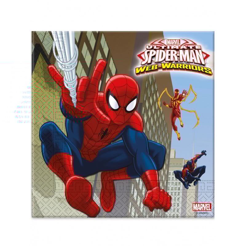 BOLSA 20 SERVILLETAS ULTIMATE SPIDERMAN
