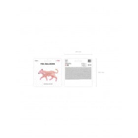 GLOBO FOIL LEOPARDO 103X63 CM 2