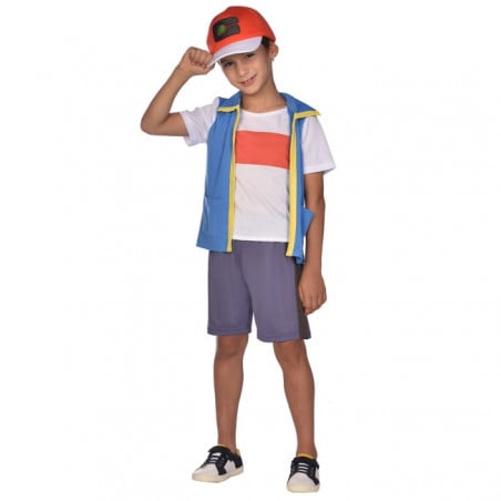 DISFRAZ INF. POKEMON ASH T 4-6 AÑOS