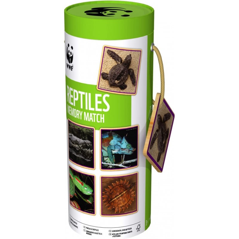 juego de memoria gigante reptiles