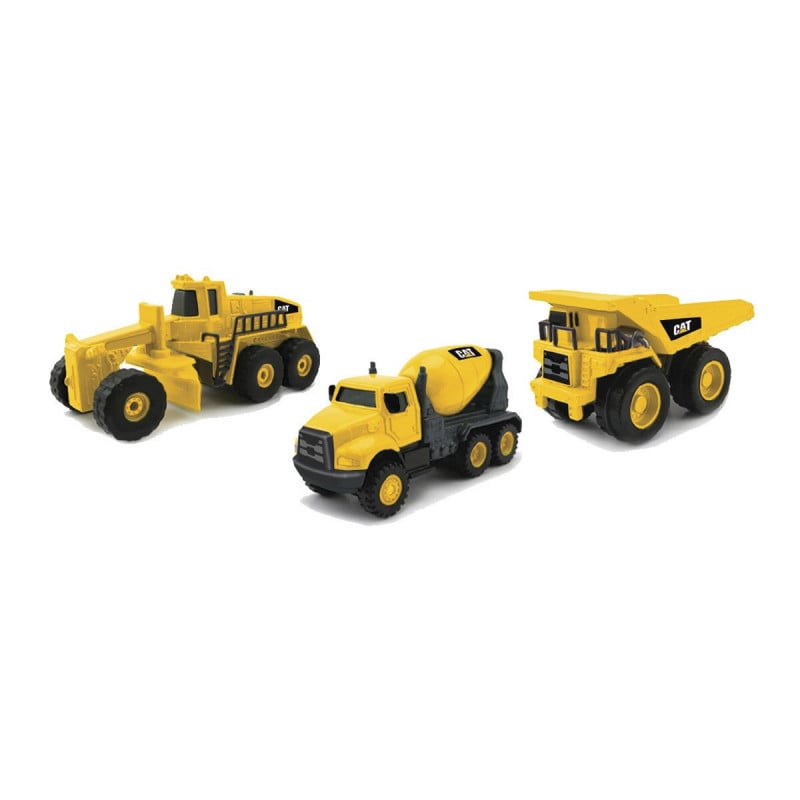 VEHICULOS CONSTRUCCION METAL 3 PACK