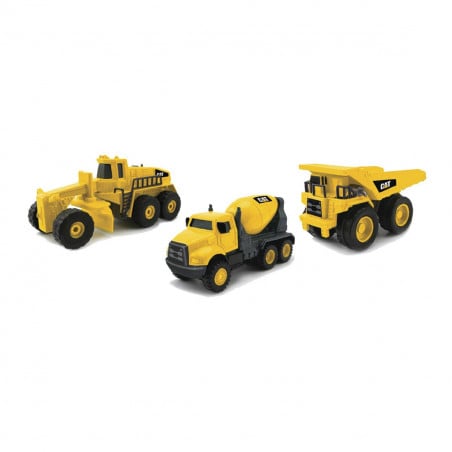 VEHICULOS CONSTRUCCION METAL 3 PACK