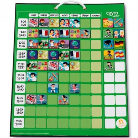 Tabla Horario Escolar