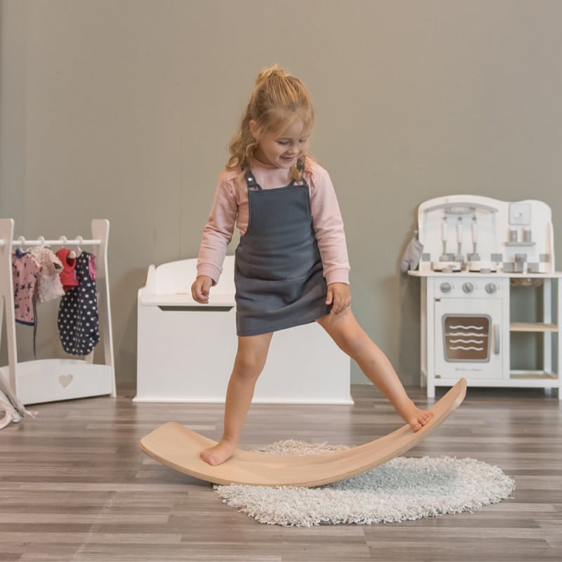 TABLA DE EQUILIBRIO MEDIA LUNA MADERA