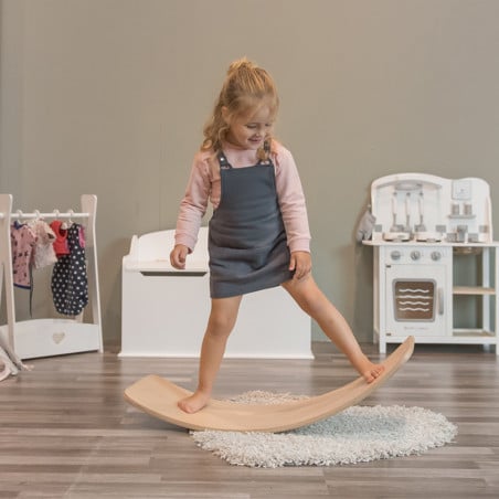 TABLA DE EQUILIBRIO MEDIA LUNA MADERA