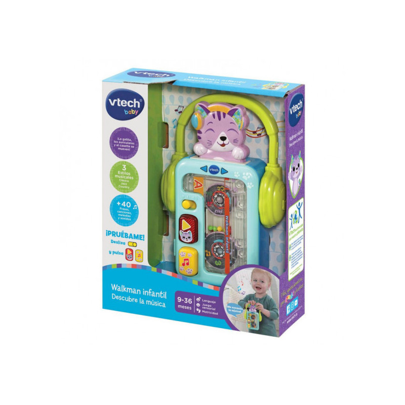 WALKMAN INFANTIL DESCUBRE