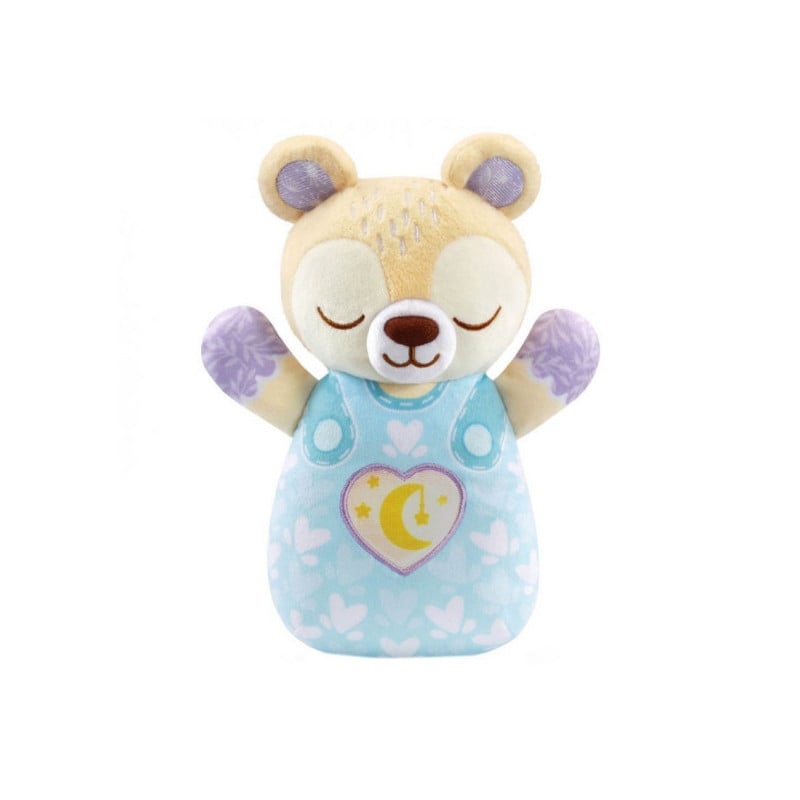 Peluche De Cuna Osito Melodías Azul