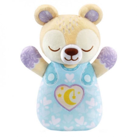 Peluche De Cuna Osito Melodías Azul