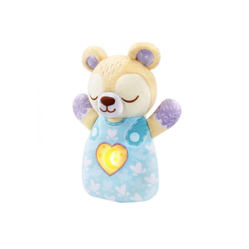 Peluche De Cuna Osito Melodías Azul