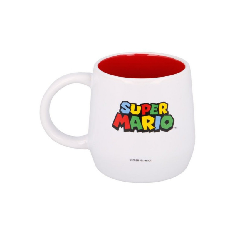 Chávena com Caixa Super Mario 1-UP Cerâmica 360 ml - Super Mario