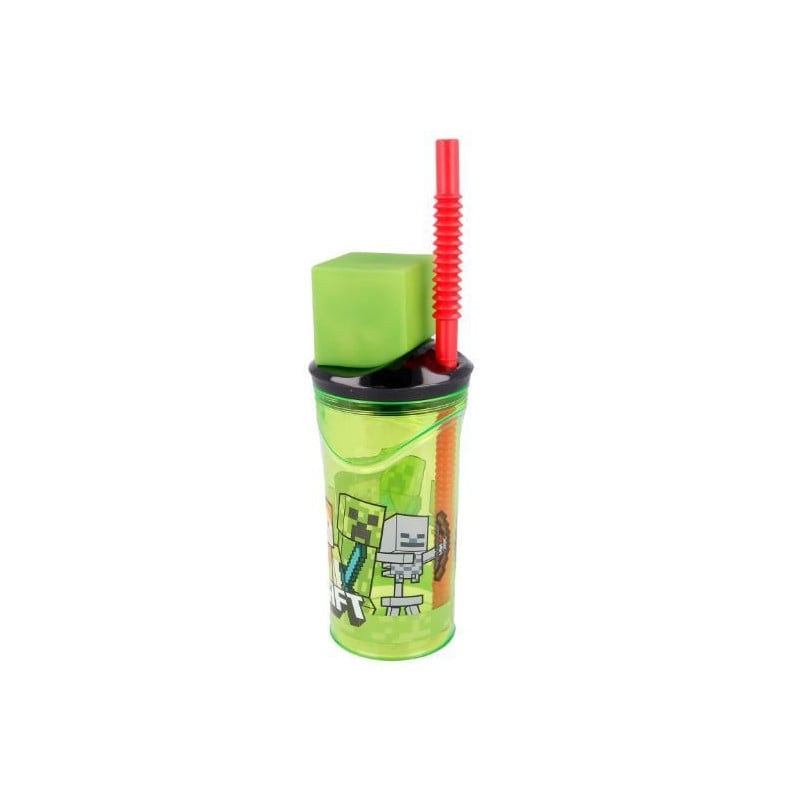 VASO FIGURITA 3D MINECRAFT 360 ML