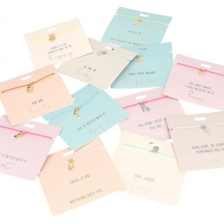 PULSERA CON COLGANTES