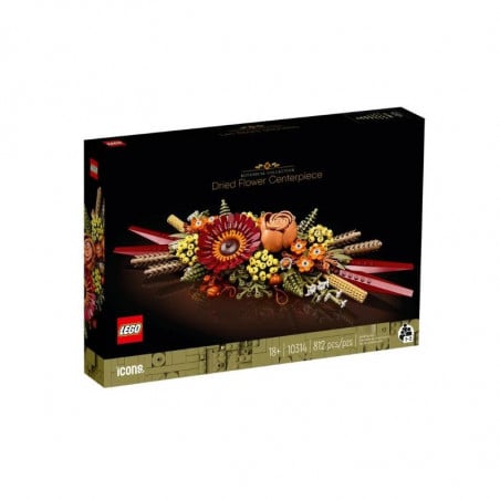CENTRO DE FLORES SECAS LEGO