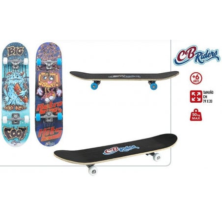 Monopatín Madera 60x30cm