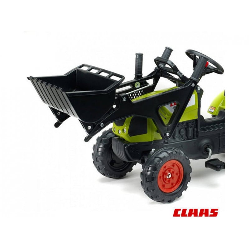 TRACTOR CON PEDALES FALK CLAAS VERDE C/R