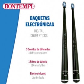 Baquetas Con Luz y Sonido Bontempi 2