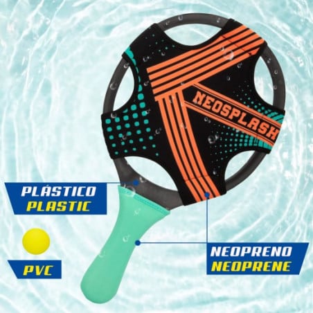 SET 2 PALA PLAYA NEOPRENO C/PELOTA SET 2 PALA PLAYA NEOPRENO C/PELOTA