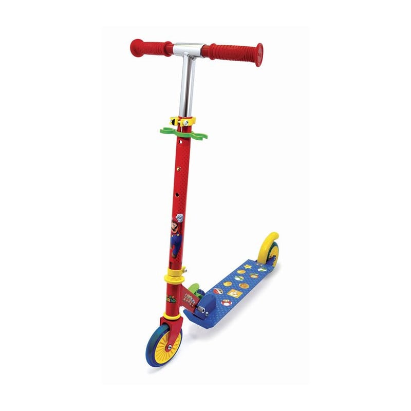 Patinete Plegable 2 Ruedas Super Mario