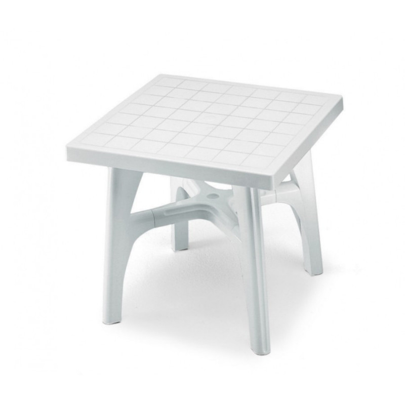 MESA QUADROMAX BLANCA 80X80 CM