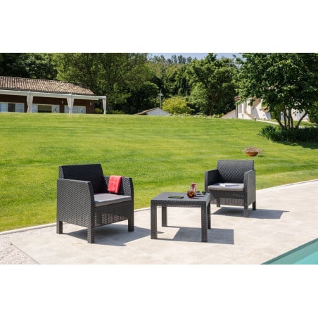 SET MATILDE 2 SILLONES + MESA