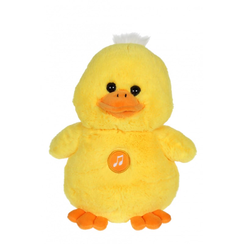 PELUCHE PATITO SONORO 22 CM
