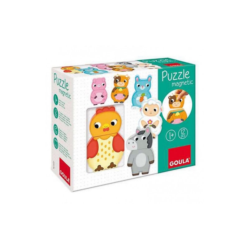 Puzzles Magnéticos Intercambiable Granja