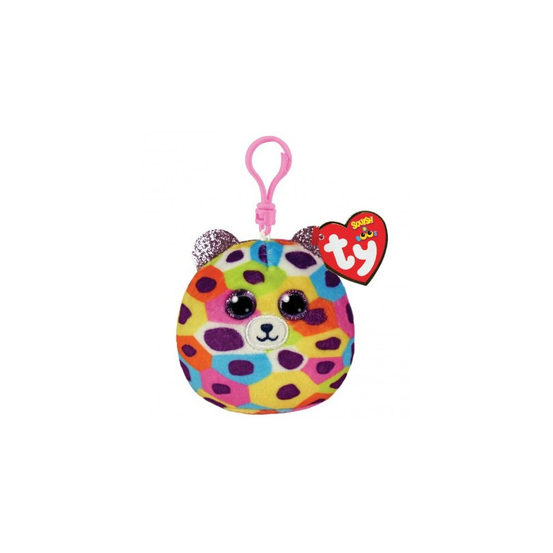 TY SQUISH CLIP GISELLE LEOPARD 9 CM