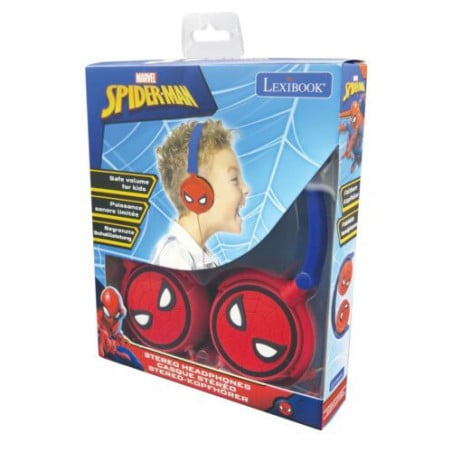 CASCOS ESTEREO SPIDERMAN PLEGABLES