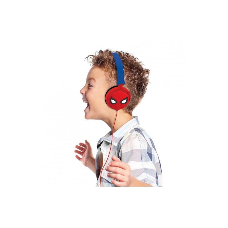 CASCOS ESTEREO SPIDERMAN PLEGABLES