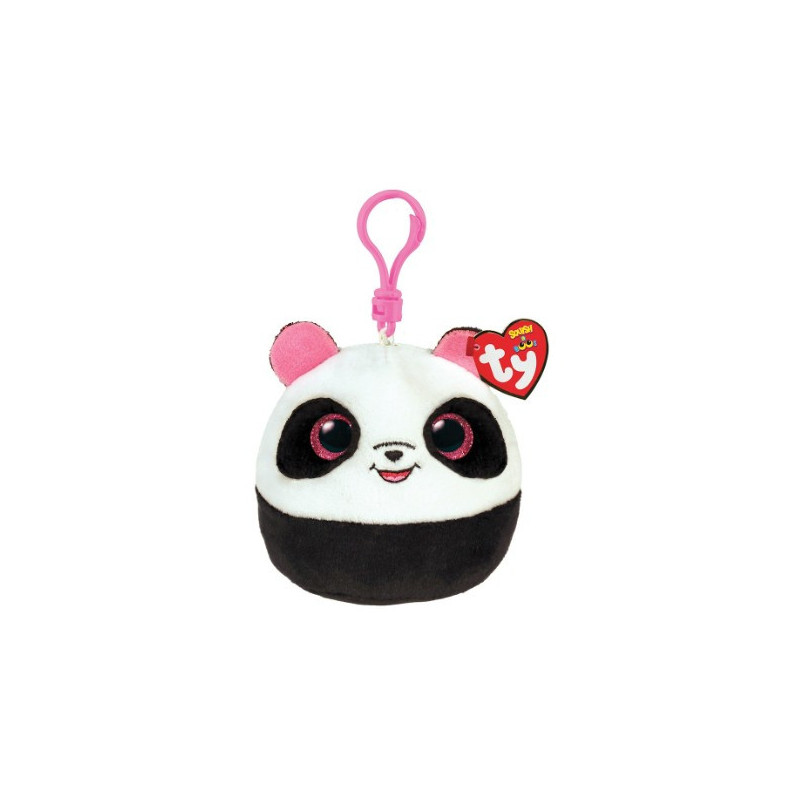 TY SQUISH CLIP BAMBOO PANDA 9 CM