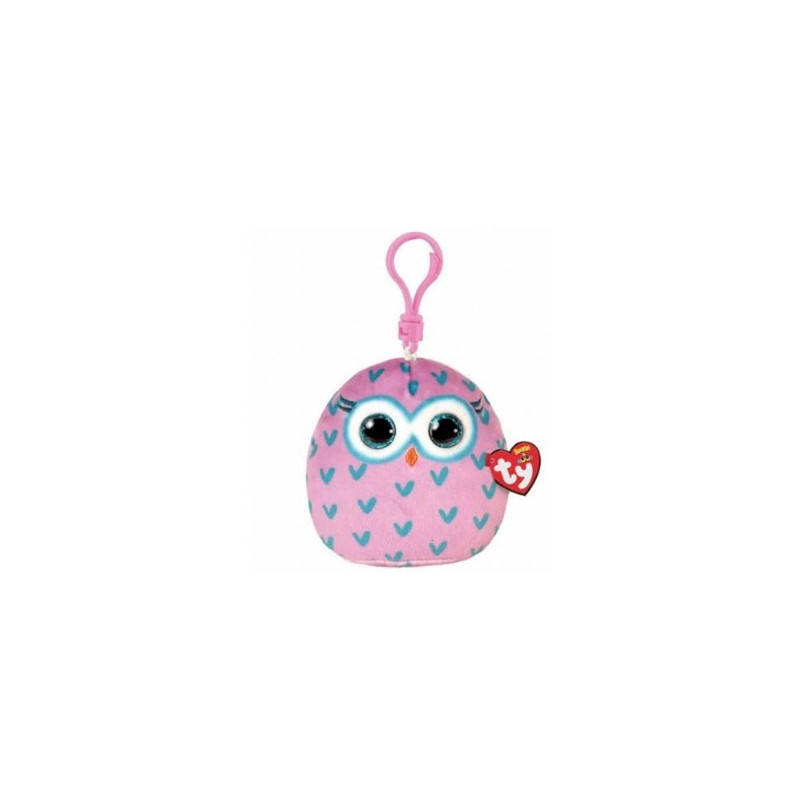TY SQUISH CLIP WINKS OWL 9 CM