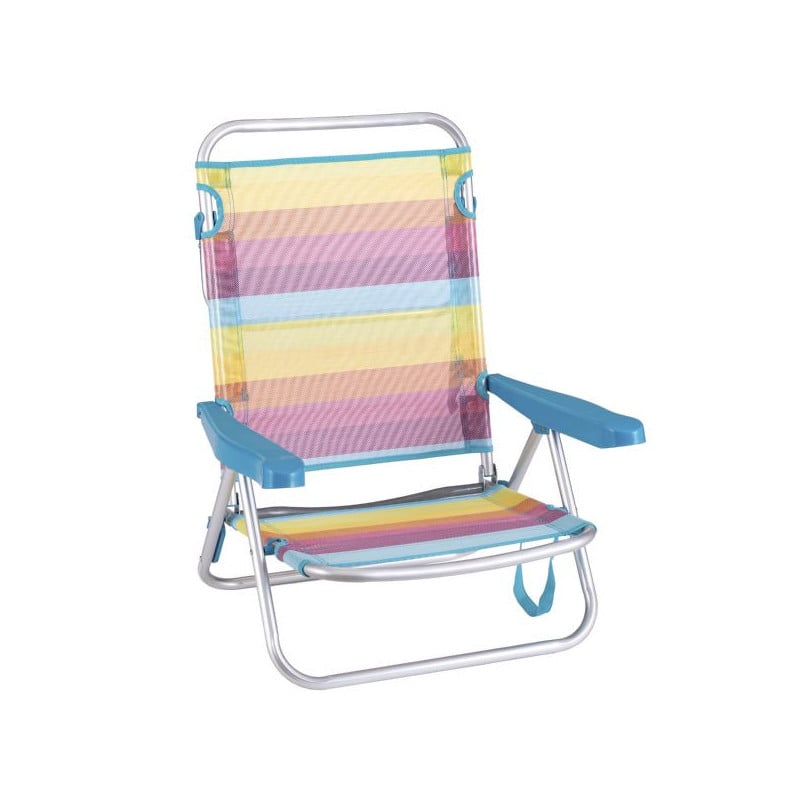 Silla 4 Posiciones Alu/Text. Rainbow