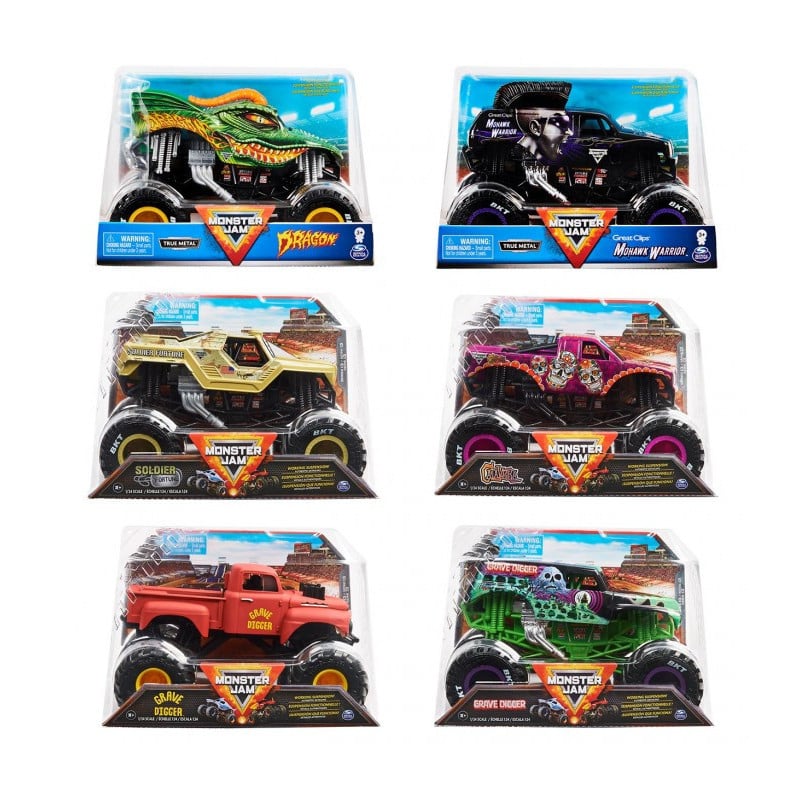 MONSTER JAM SURTIDO DIE CAST 1:24