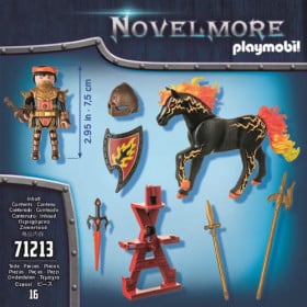 BURNHAM RAIDERS. CABALLERO DE FUEGO PLAYMOBIL 2