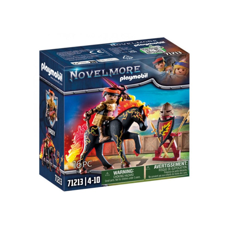 BURNHAM RAIDERS. CABALLERO DE FUEGO PLAYMOBIL
