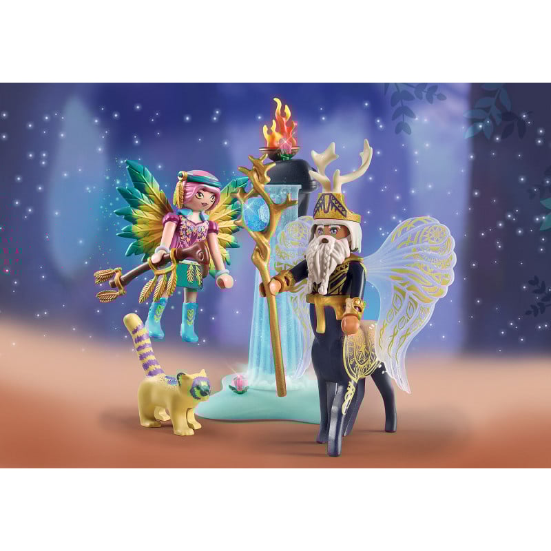 ABJATUS CON CABALLERO FAIRY HILDI PLAYMOBIL AYUMA