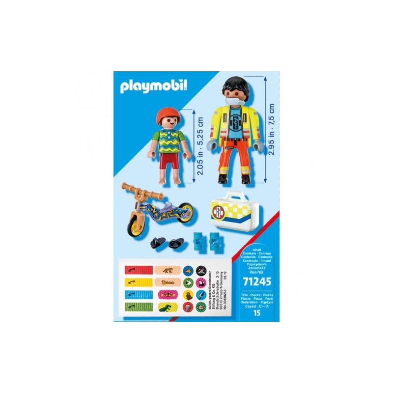 PARAMEDICO CON PACIENTE