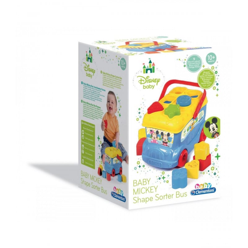 BABY MICKEY AUTOBUS FORMAS Y COLORES