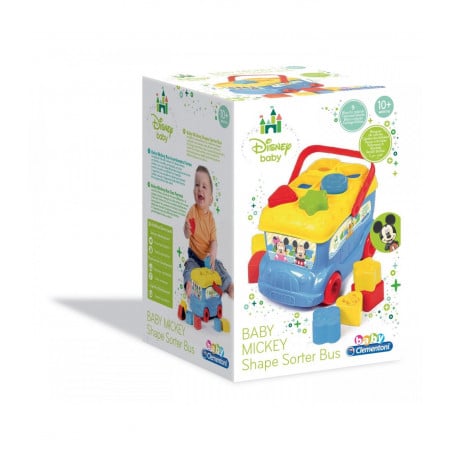 BABY MICKEY AUTOBUS FORMAS Y COLORES