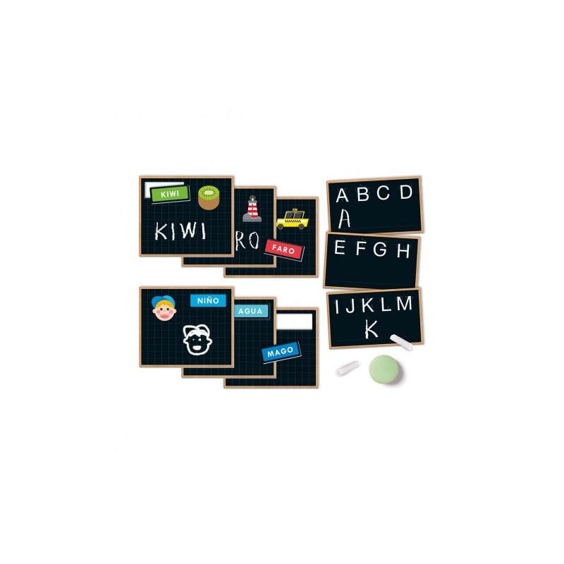 APRENDO A ESCRIBIR CON TIZA