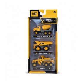 Cat Vehículos Construcción Metal 3 Pack