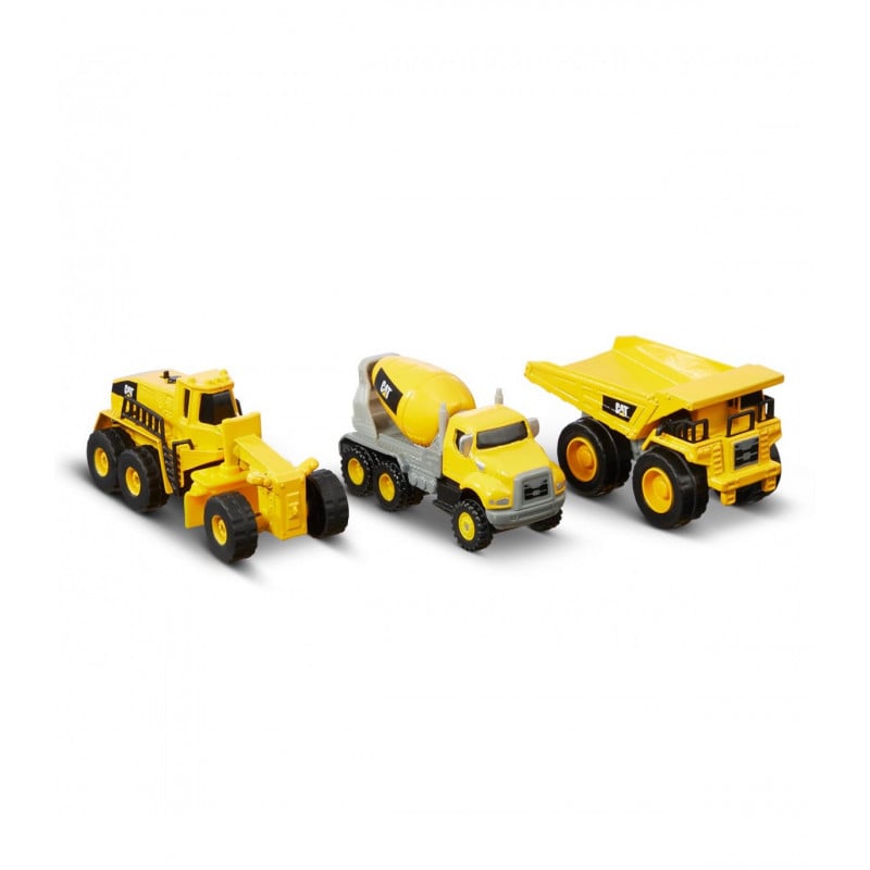 VEHICULOS CONSTRUCCION METAL 3 PACK