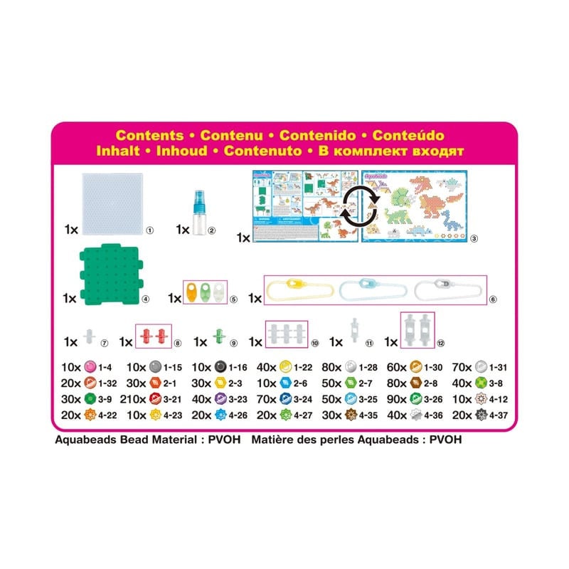 Mundo Dinosaurio Aquabeads