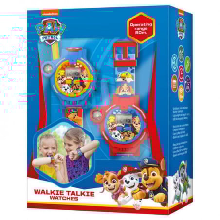RELOJ WALKIE TALKIE 2 EN 1 PAW PATROL