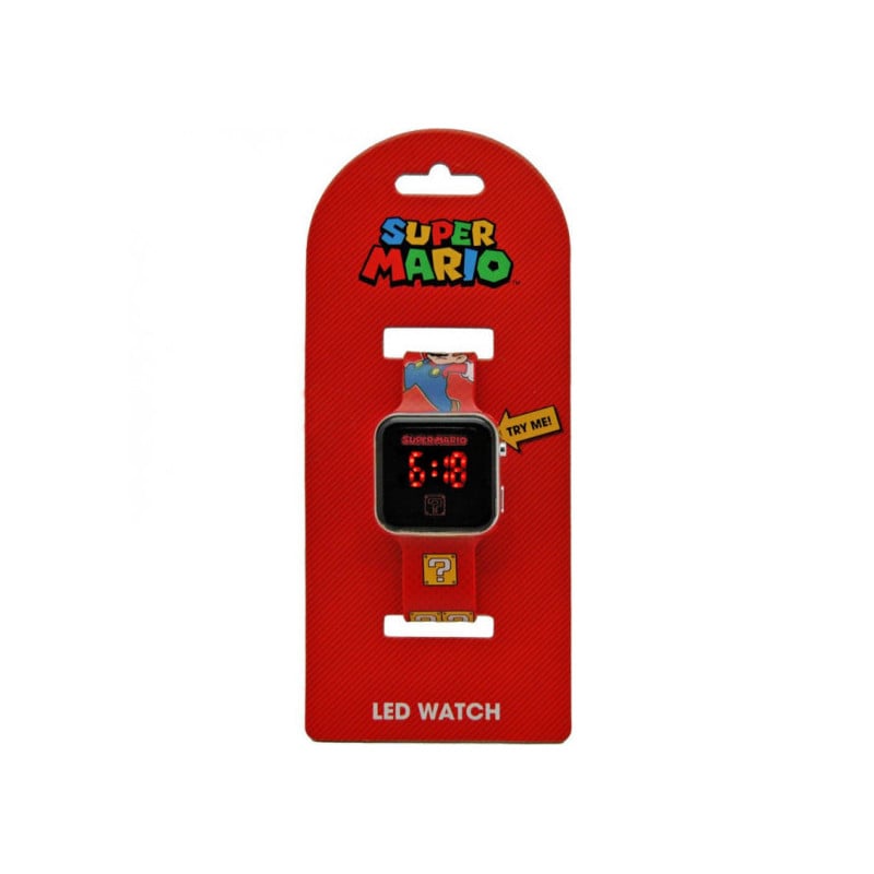 RELOJ LED SUPER MARIO
