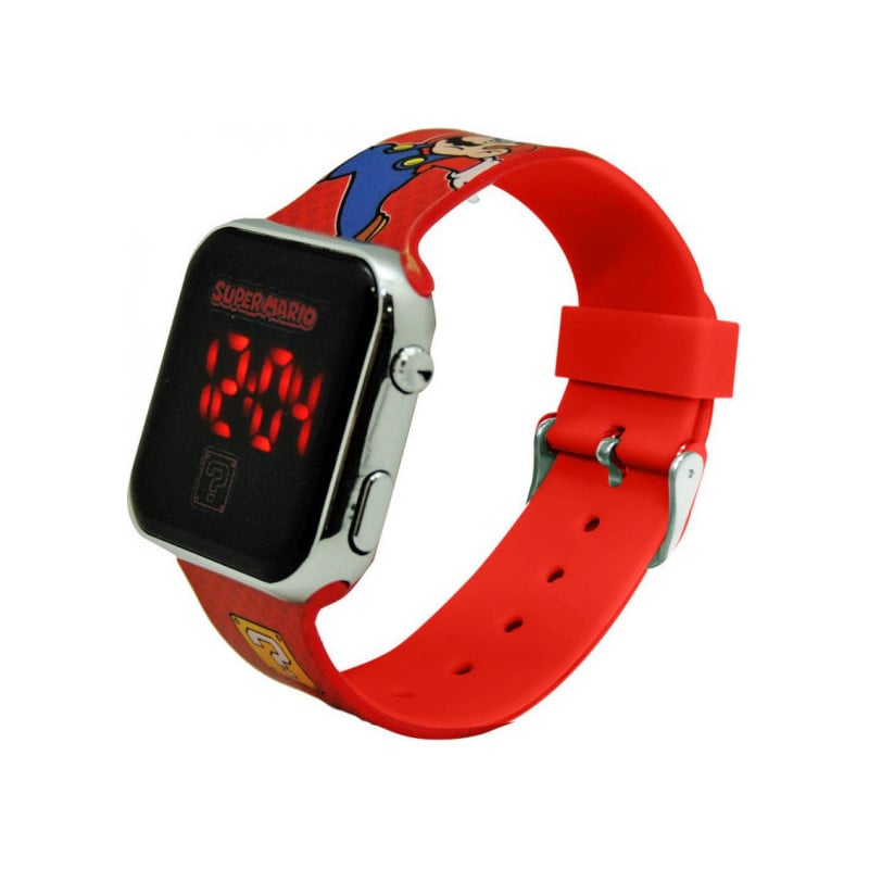 RELOJ LED SUPER MARIO