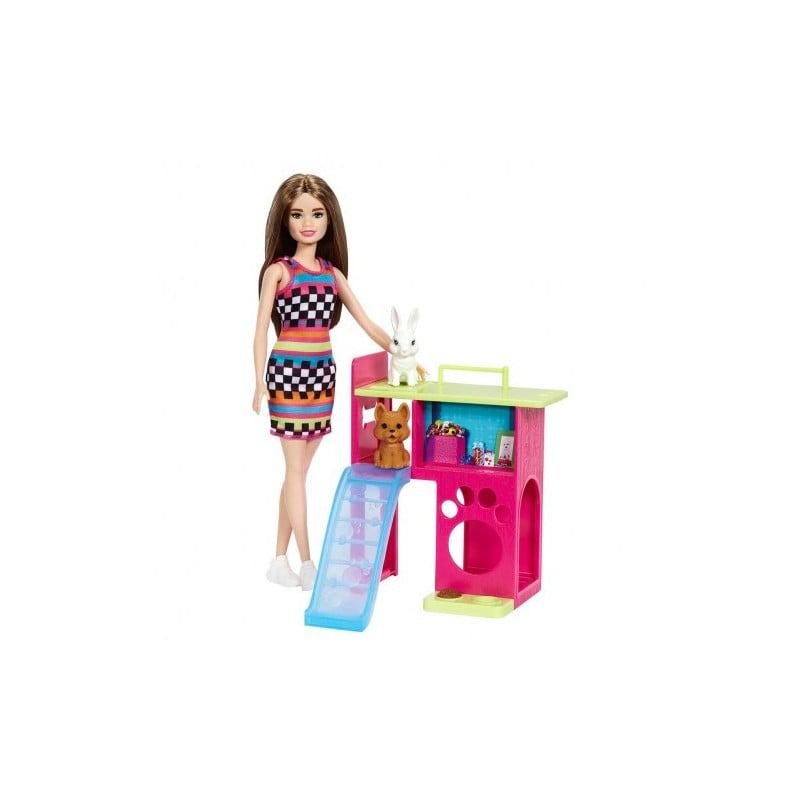 BARBIE MUÑECA CON MASCOTAS