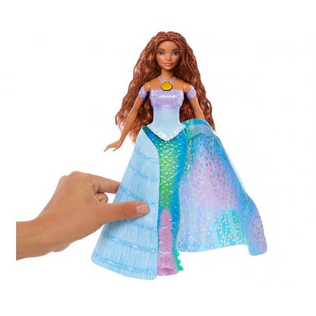 MUÑECA ARIEL DE HUMANA A SIRENA